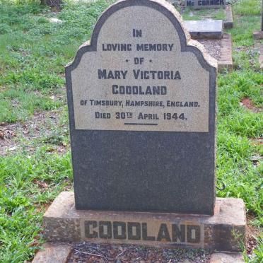 GOODLAND Mary Victoria -1944