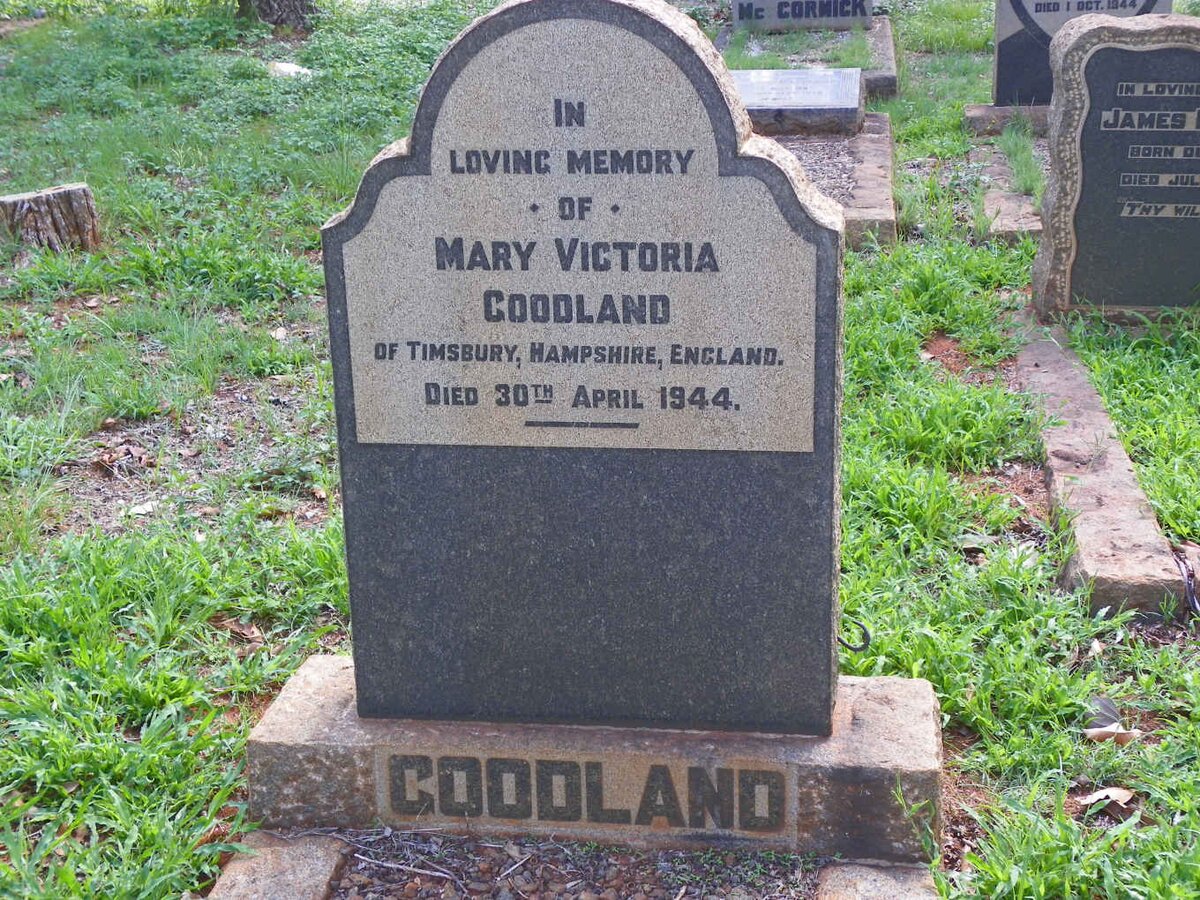 GOODLAND Mary Victoria -1944