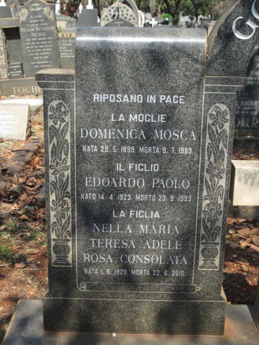 GOGHERO Teobaldo 1896-1956 :: GOGHERO Domenica Mosca 1899-1983