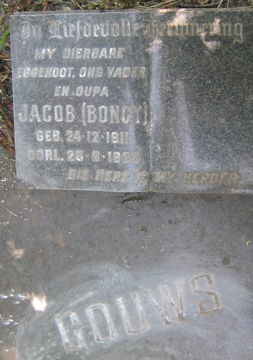 GOUWS Jacob 1911-1969 & Hetty 1912-1995