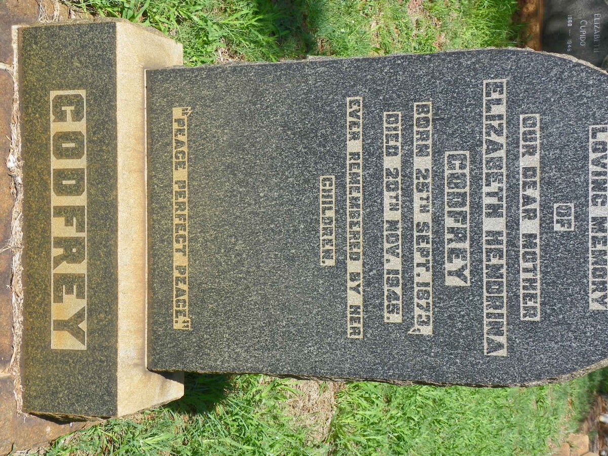 GODFREY Elizabeth Hendrina 1873-1945