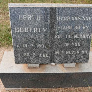 GODFREY Leslie 1907-1962