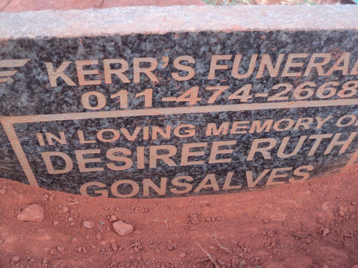 GONSALVES Desiree Ruth