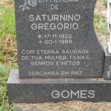 GOMES Saturnino Gregorio 1922-1988