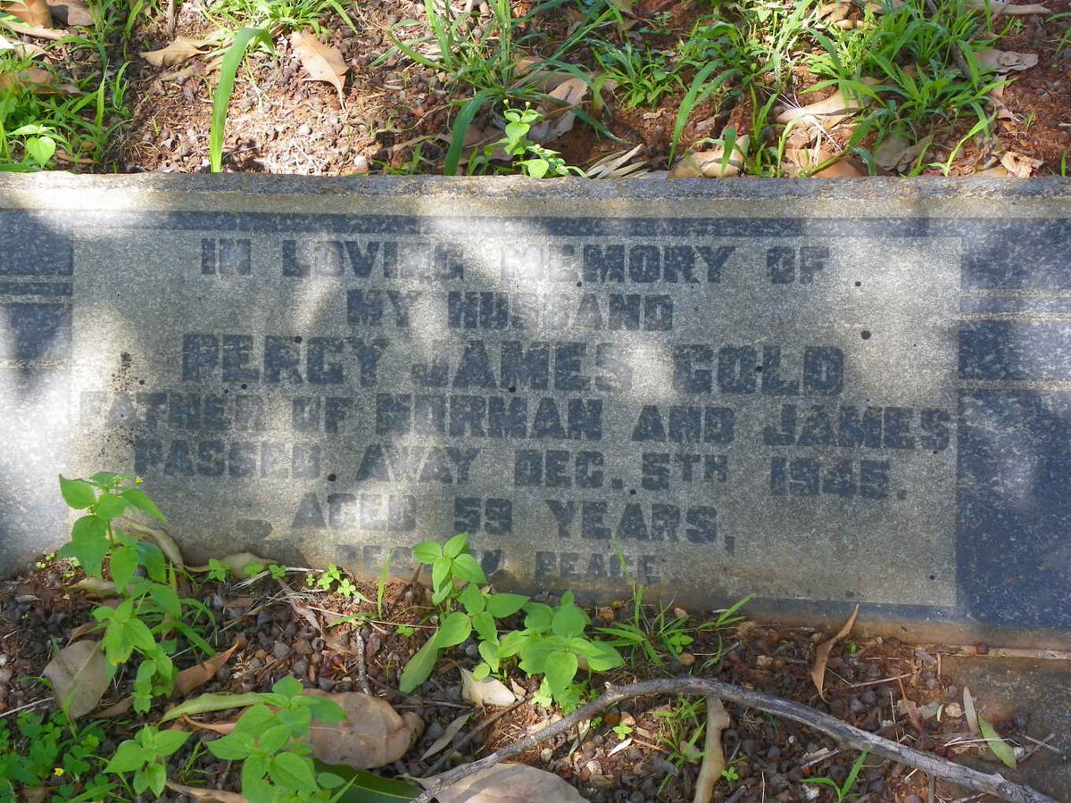 GOLD Percy James -1945