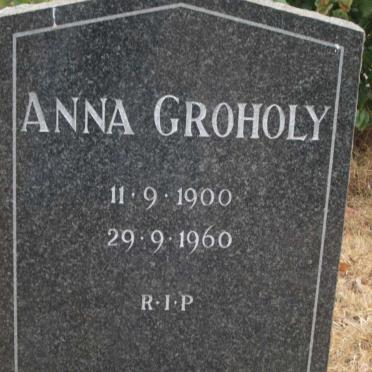 GROHOLY Anna 1900-1960
