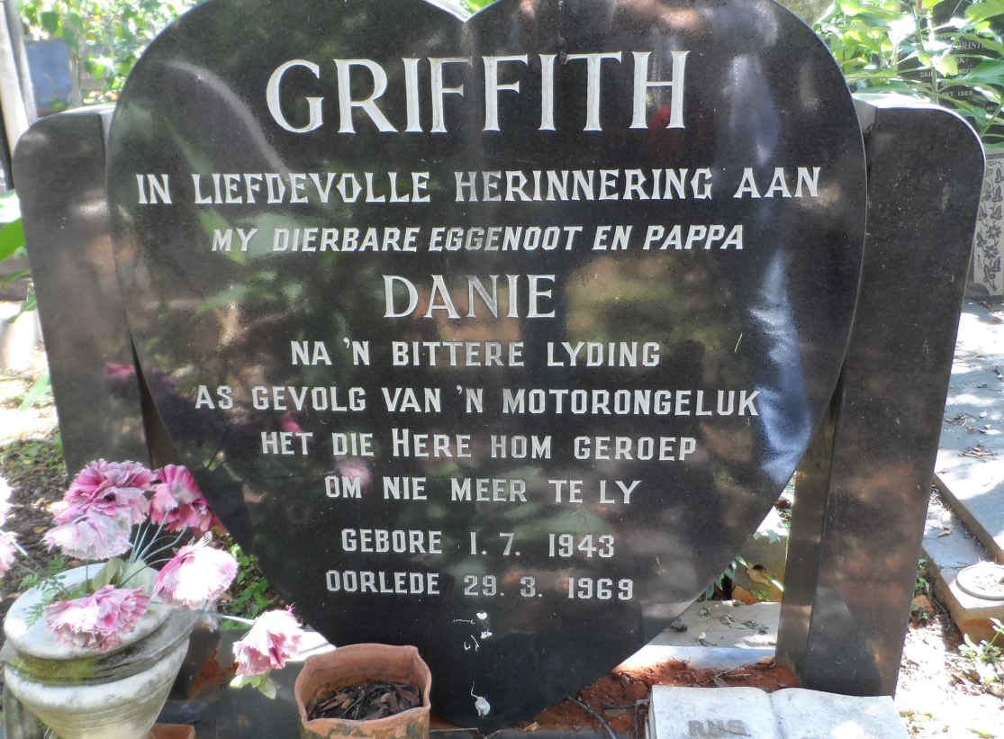 GRIFFITH Danie 1943-1969