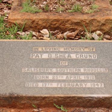 GRUNO Pat O'Shea 1918-1947