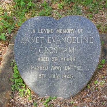 GRESHAM Janet Evangeline -1945