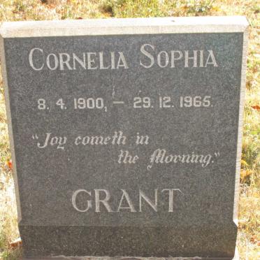 GRANT Cornelia Sophia 1900-1965