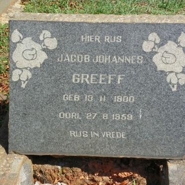 GREEFF Jacob Johannes 1900-1959