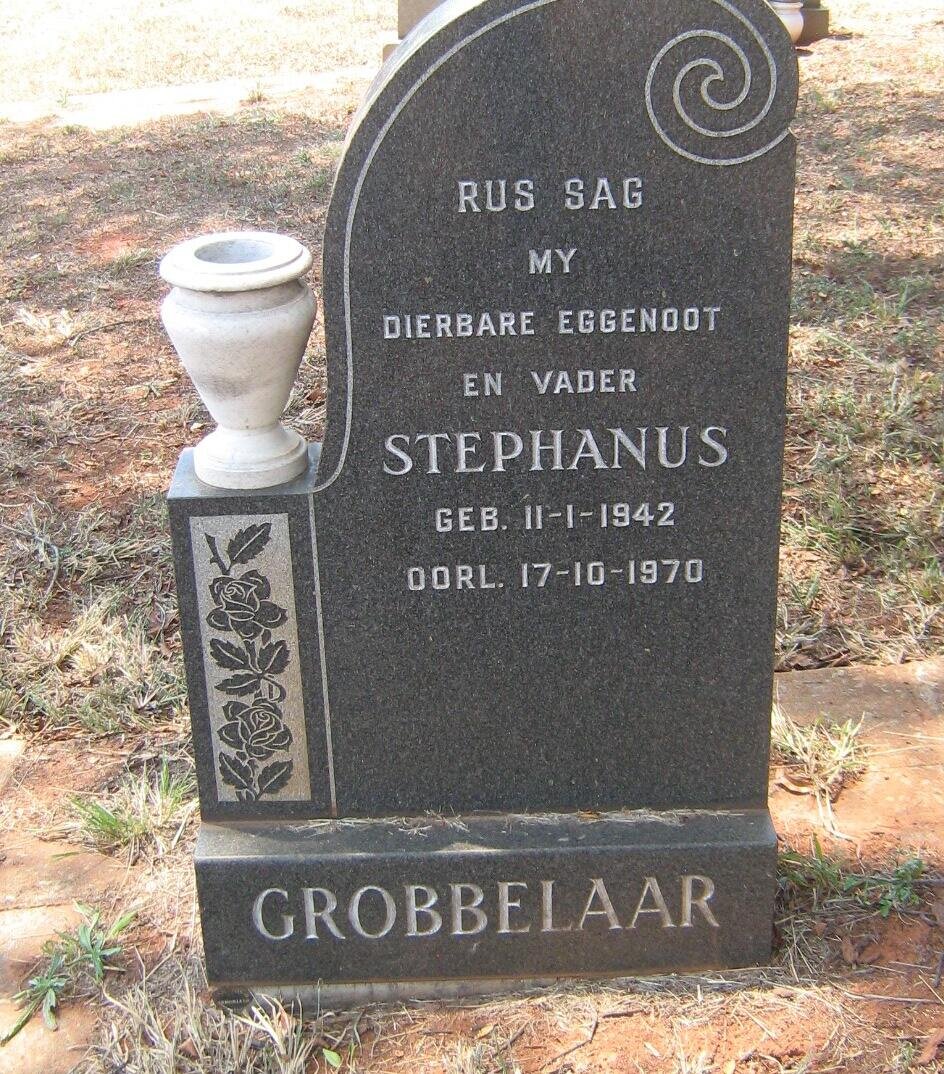 GROBBELAAR Stephanus 1942-1970