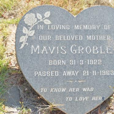 GROBLER Mavis 1922-1963
