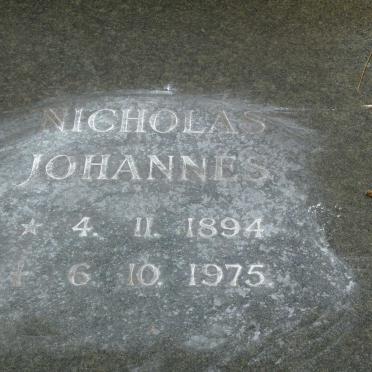 GROBLER Nicholas Johannes 1894-1975 &amp; Anna Cecilia 1900-1975