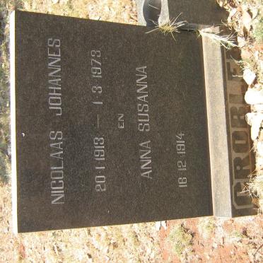 GROBLER Nicolaas Johannes 1913-1973 &amp; Anna Susanna 1914-