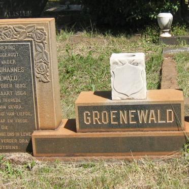 GROENEWALD Lucas Johannes 1893-1964 &amp; Elizabeth Gertruida 1898-1954