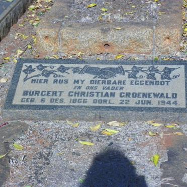 GROENEWALD Burgert Christian 1866-1944