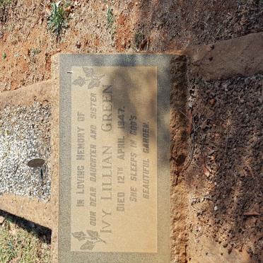 GREEN Ivy Lillian -1947