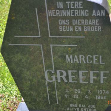 GREEFF Marcel 1974-1992