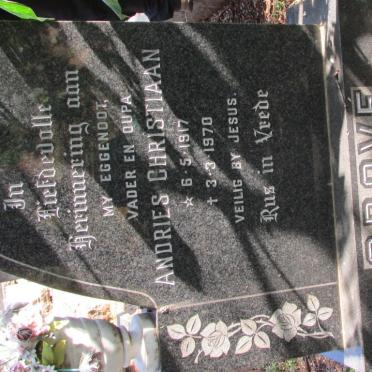 GROVE Andries Christiaan 1917-1970