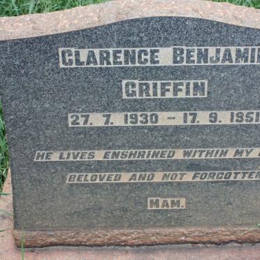 GRIFFIN Clarence Benjamin 1930-1951