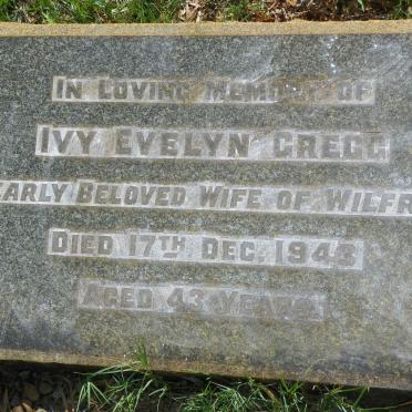 GREGG Ivy Evelyn -1943
