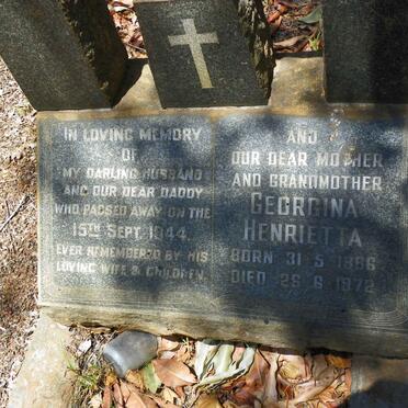 GREGORIO Antonio -1944 &amp; Georgina Henrietta 1886-1972