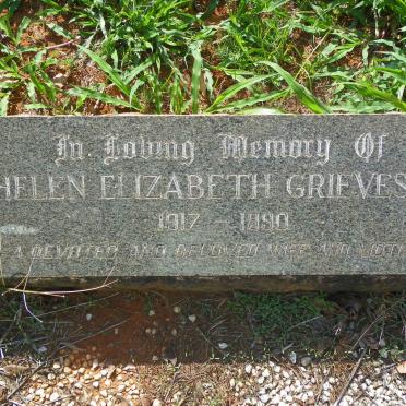 GRIEVESON Ronald Eustace 1909-1998 &amp; Helen Elizabeth 1917-1990 :: GRIEVESON Georgina Elizabeth 1949-1960