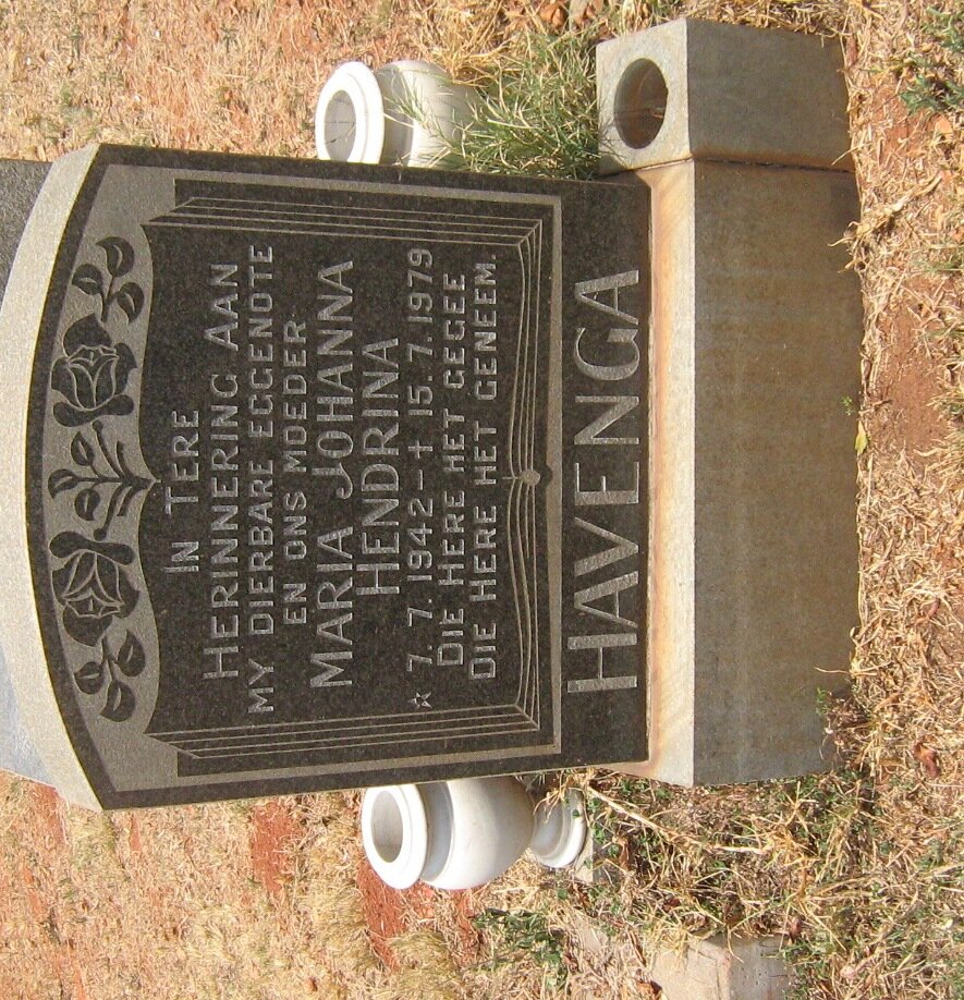 HAVENGA Maria Johanna Hendrina 1942-1979