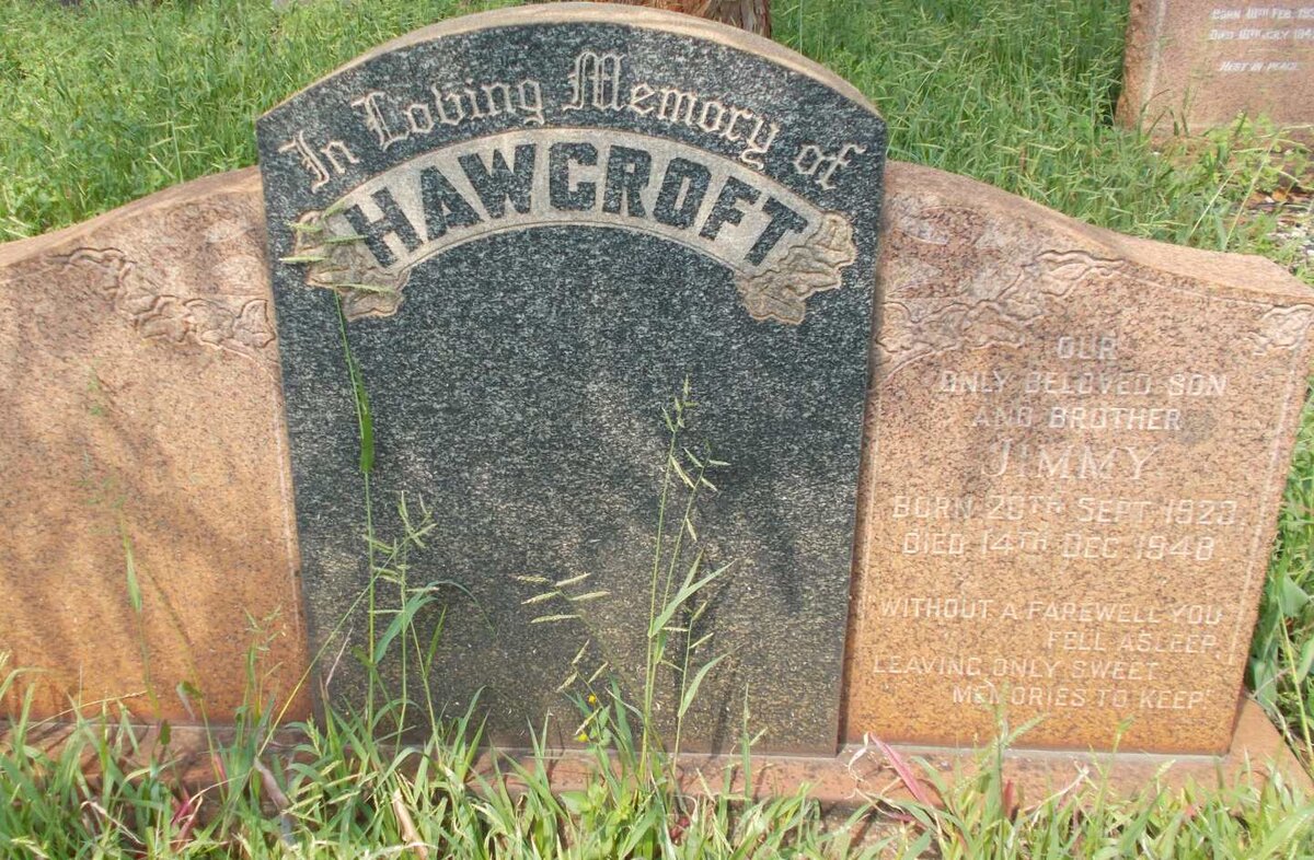 HAWCROFT Jimmy 1923-1948