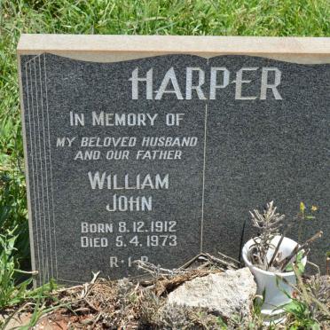 HARPER William John 1912-1973