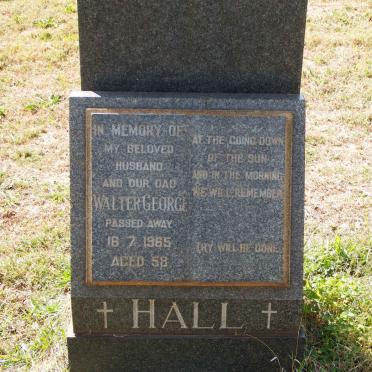 HALL Walter George -1965