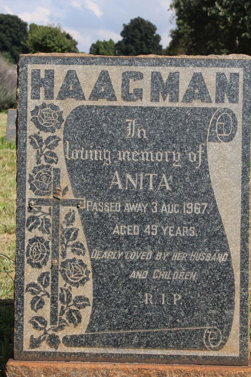 HAAGMAN Anita -1967