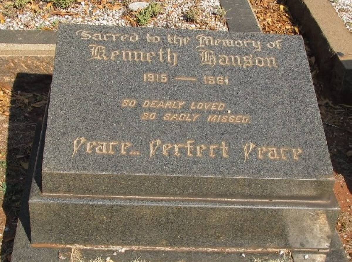 HANSON Kenneth 1915-1961