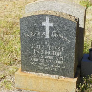 HARRINGTON Clara Flossie 1873-1968