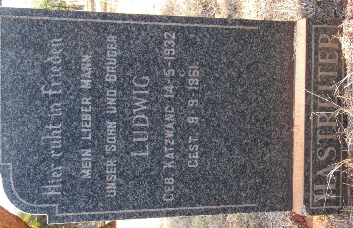 HASTREITER Ludwig 1932-1961