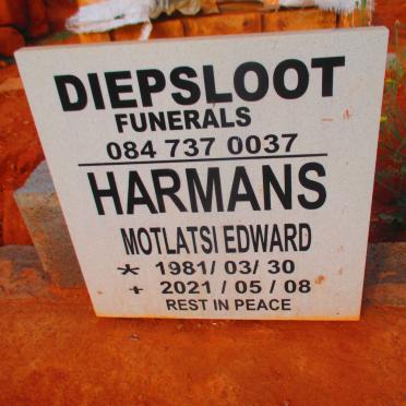 HARMANS Motlatsi Edward 1981-2021