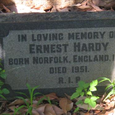 HARDY Ernest 1874-1951