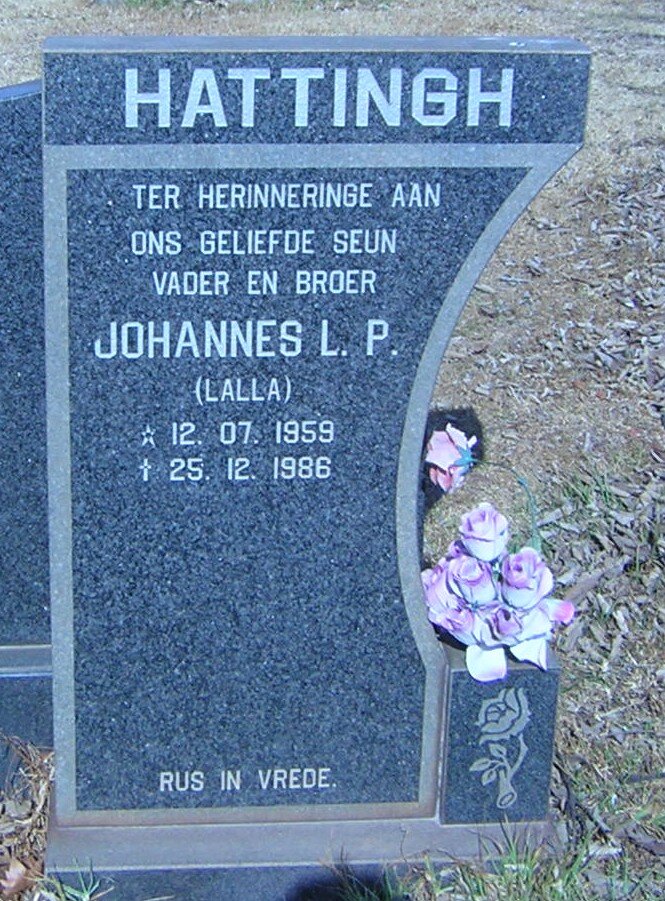 HATTINGH Johannes L.P. 1959-1986