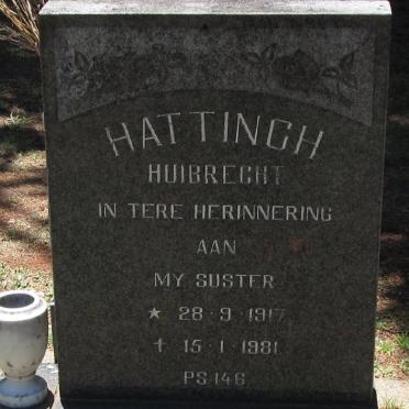 HATTINGH Huibrecht 1917-1981