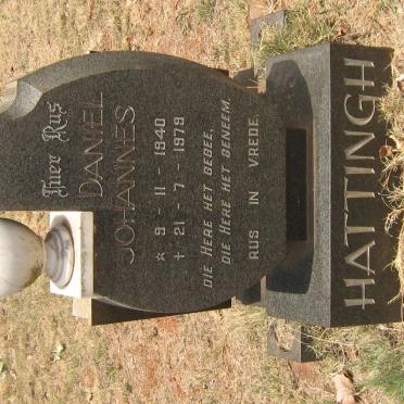 HATTINGH Daniel Johannes 1940-1979