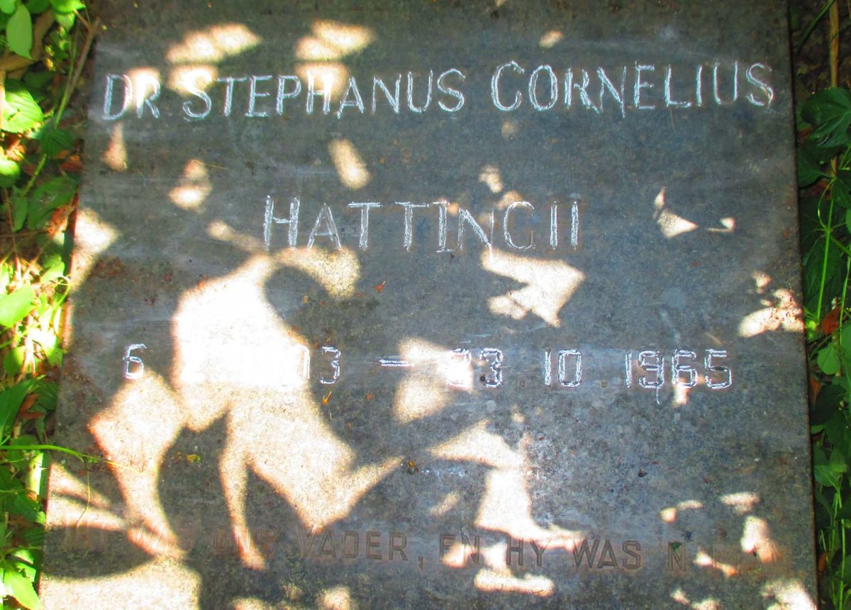 HATTINGH Stephanus Cornelius 1903-1965