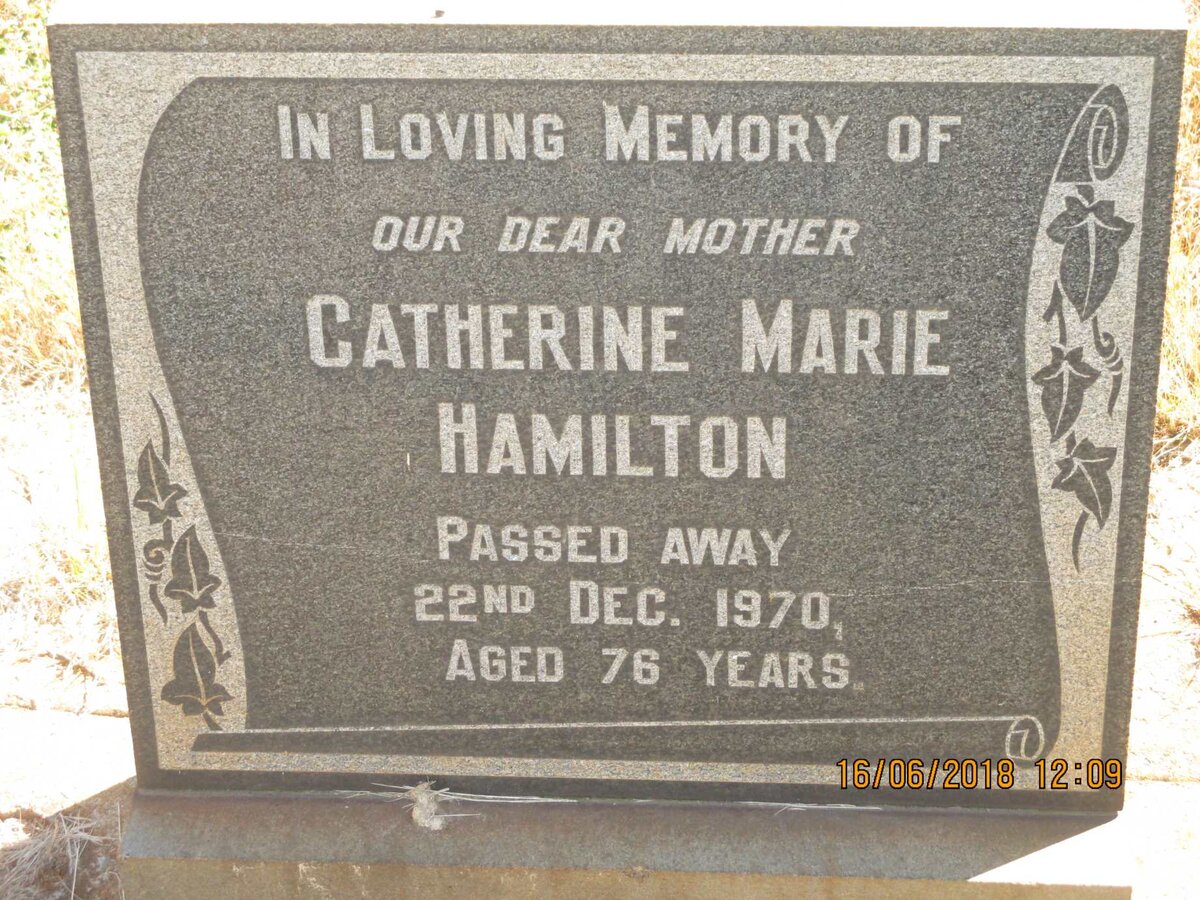 HAMILTON Catherine Marie -1970