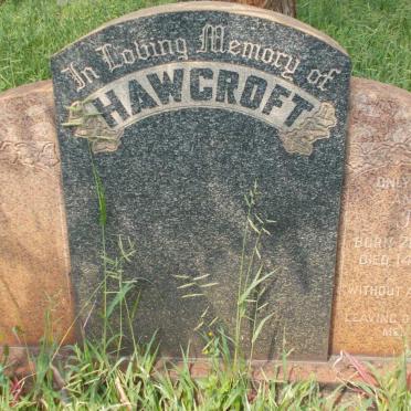 HAWCROFT Jimmy 1923-1948