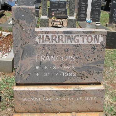 HARRINGTON Francois 1963-1982
