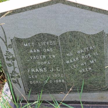 HAVENGA Frans J.C. 1902-1988