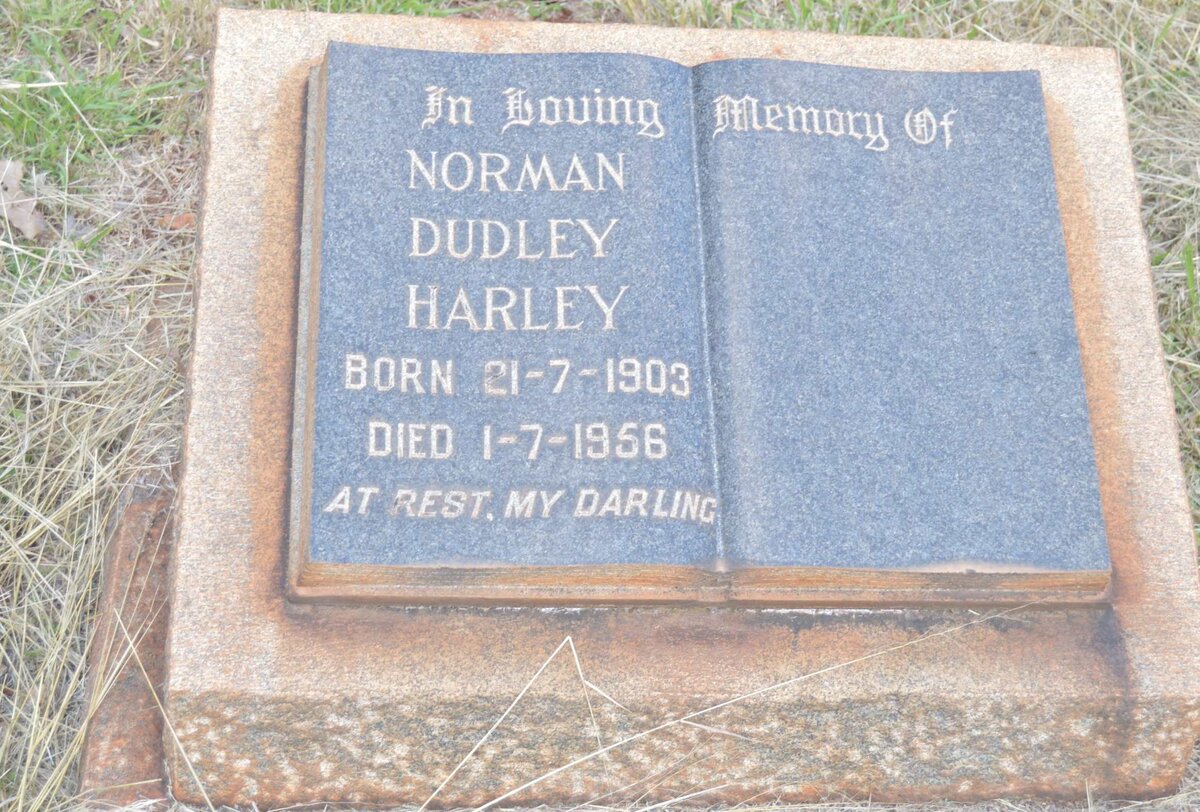 HARLEY Norman Dudley 1903-1956