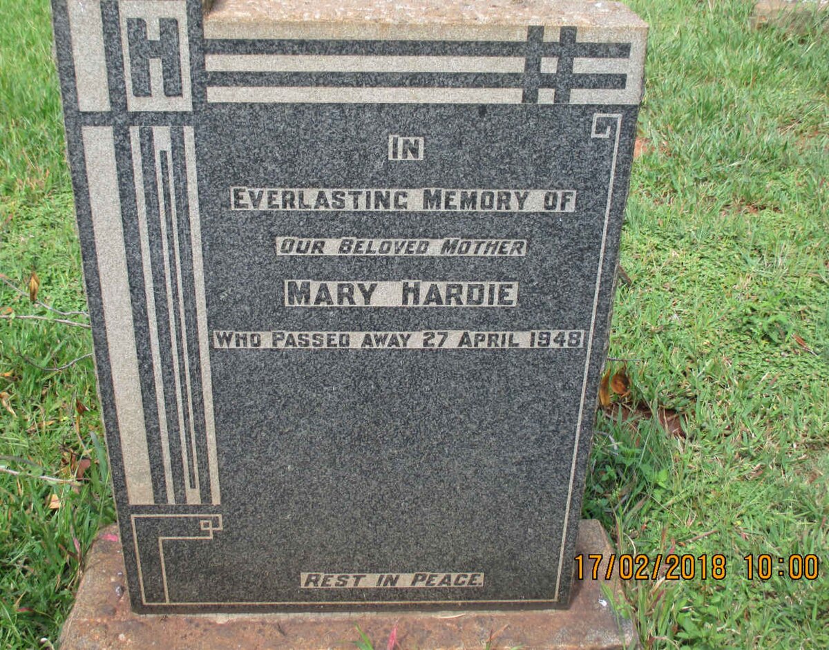 HARDIE Mary -1948