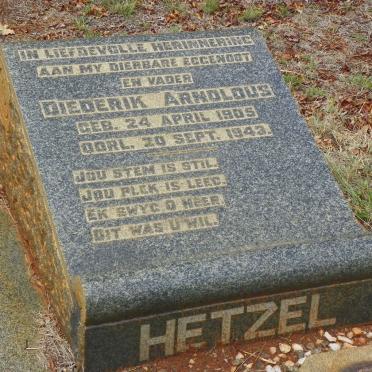 HETZEL Diederik Arnoldus 1905-1943