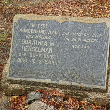 HERSELMAN Dorathea M. 1876-1945